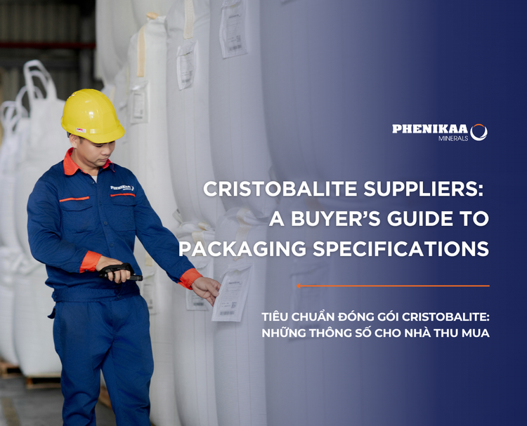Tiêu chuẩn đóng gói Cristobalite: Những thông số cho nhà thu mua